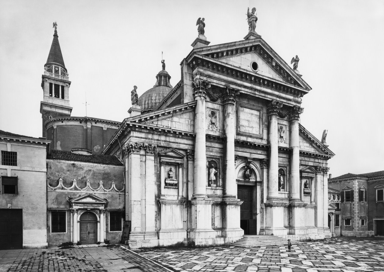 Gezicht op de gevel van de kerk, 1566-80 door Andrea Palladio