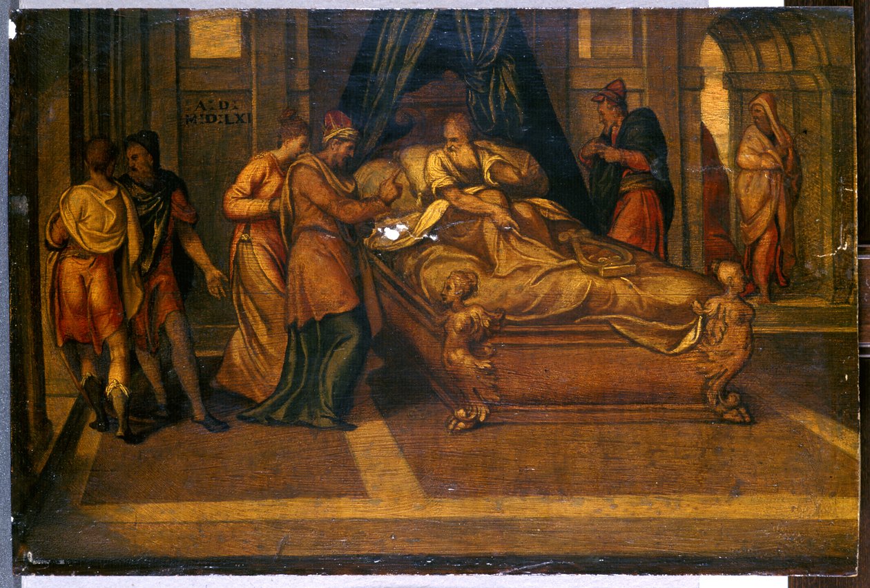 Scènes uit het verhaal van David, 1561 door Andrea Schiavone