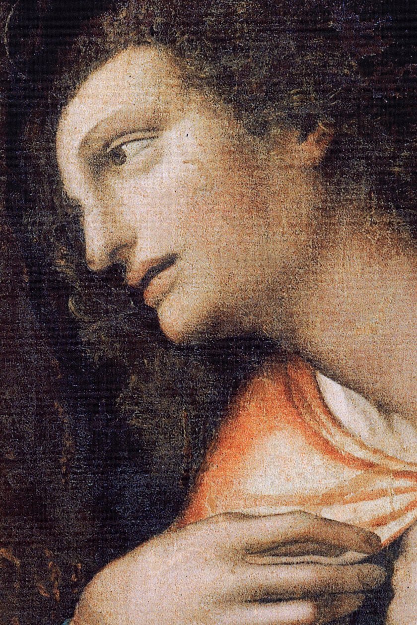 Abdij van Tongerlo. Laatste Avondmaal. 1506-1507. (detail) door Andrea Solario
