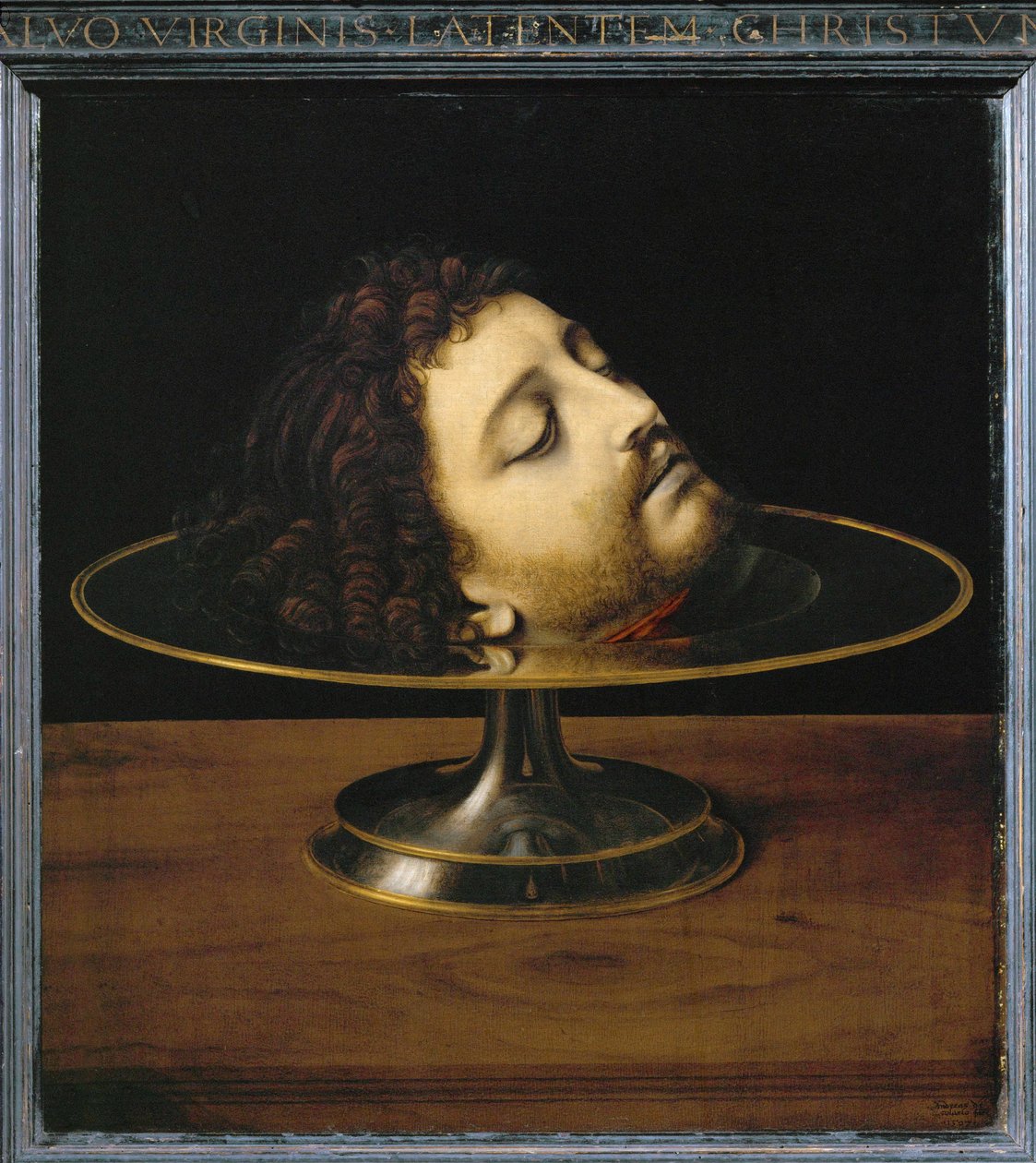 Tete de saint Jean-Baptiste - Hoofd van Johannes de Doper ... door Andrea Solario