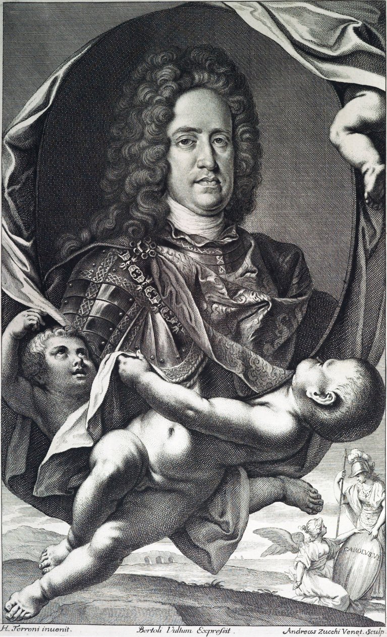 Karel VI door Girolamo Ferroni door Andrea Zucchi