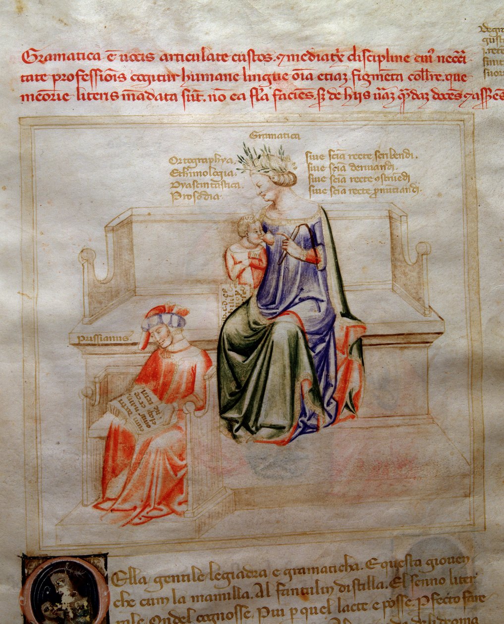 Allegorie van de Grammatica door Andrea de Bartoli
