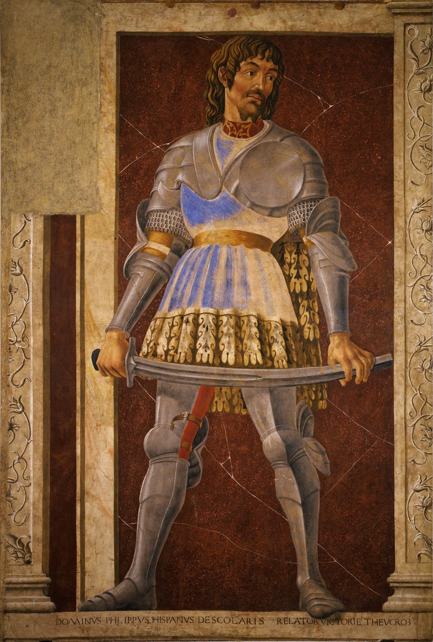 Pippo Spano, Niccolò Acciaiuoli, Francesco Petrarca door Andrea del Castagno
