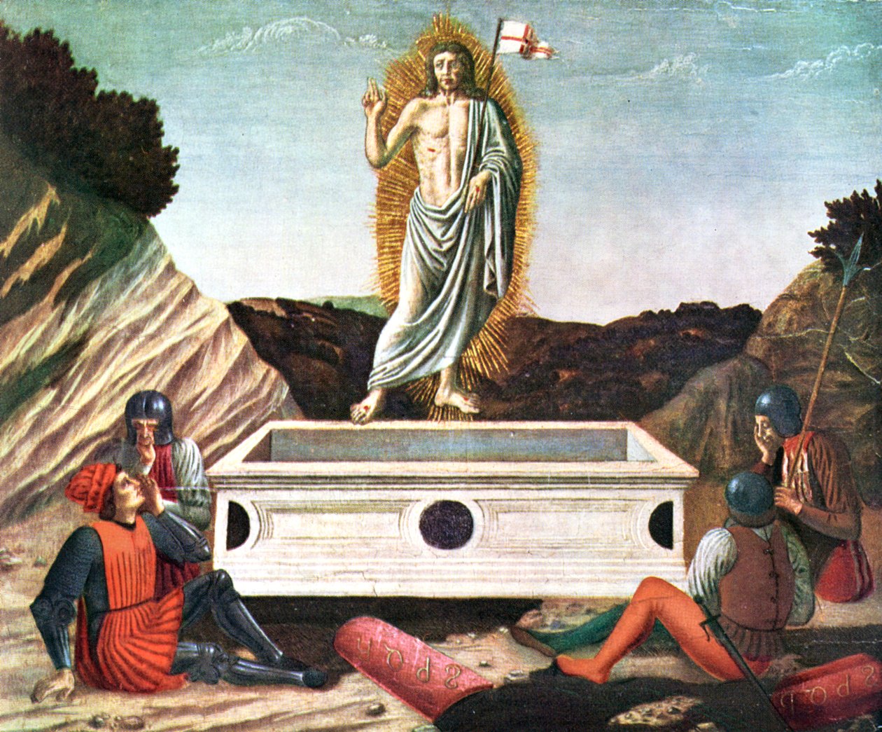 De opstanding door Andrea del Castagno