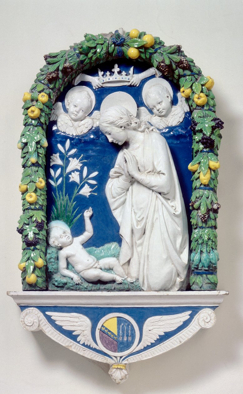 Madonna van de Lelies door Andrea Della Robbia