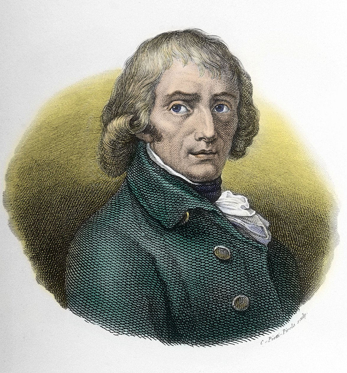 Portret van Giuseppe Parini, gravure naar tekening van Andrea Appiani door Andrea the Elder (after) Appiani