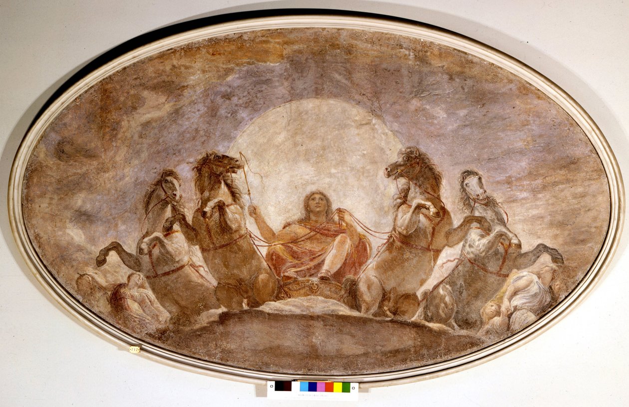 De wagen van Apollo. Andrea Appiani (1754-1817). Pinacoteca di Brera. Milaan door Andrea the Elder Appiani