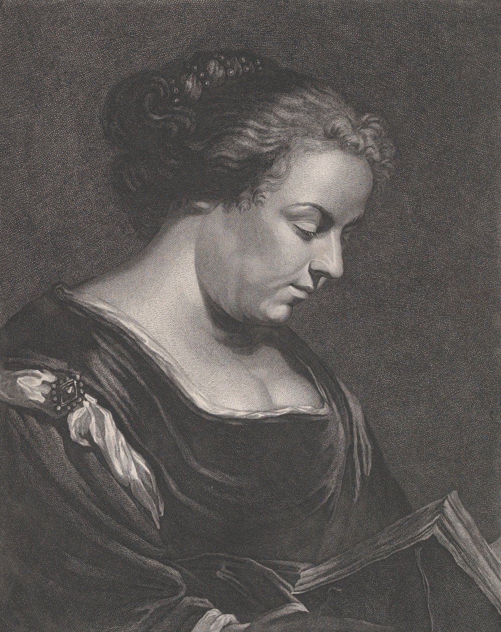 Portret van Isabella Brant, eerste vrouw van Rubens door Andreas Ludwig Bissel