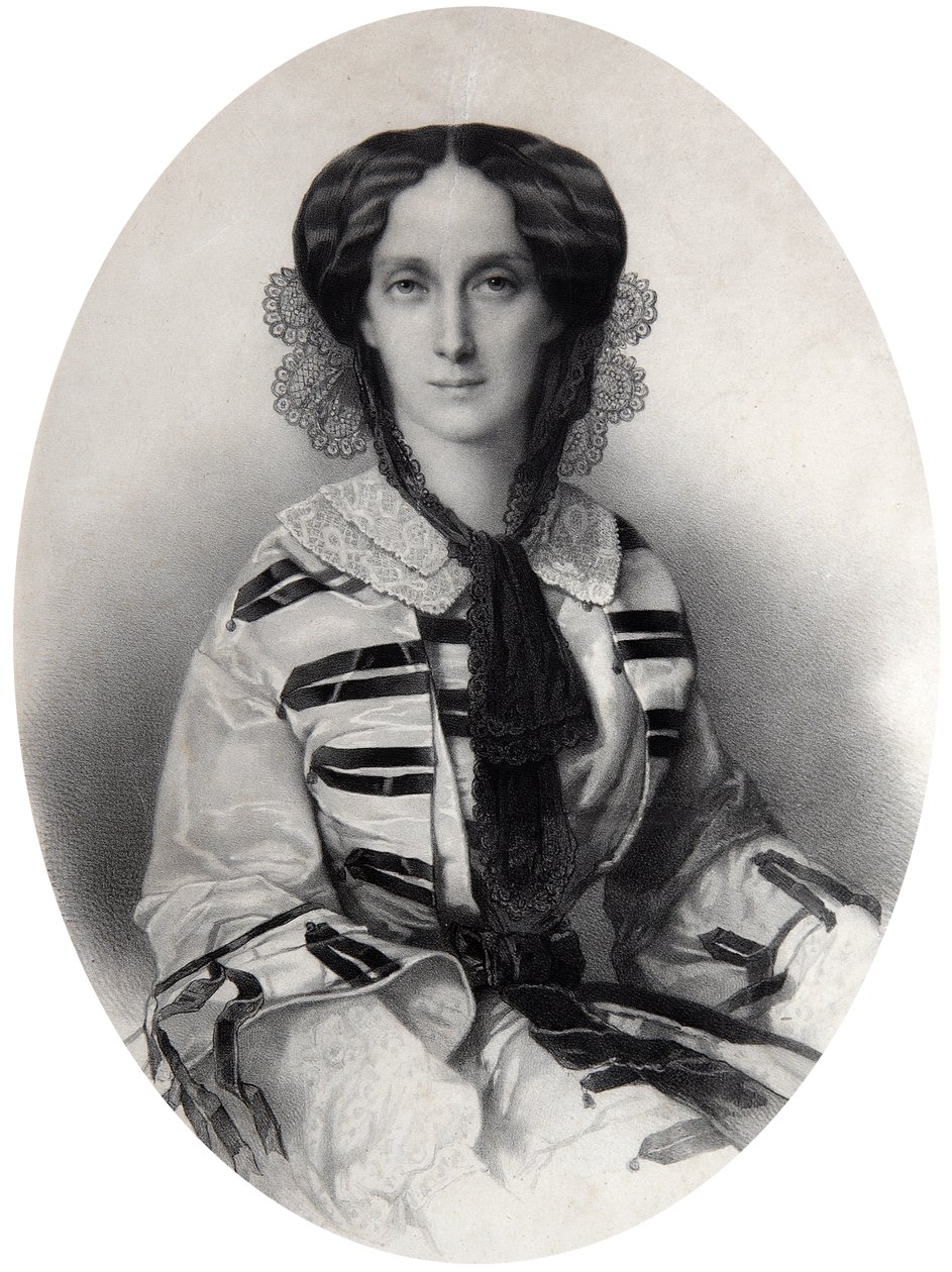 Tsarina Maria Alexandrovna van Rusland, 1860 door Andrei Deniere