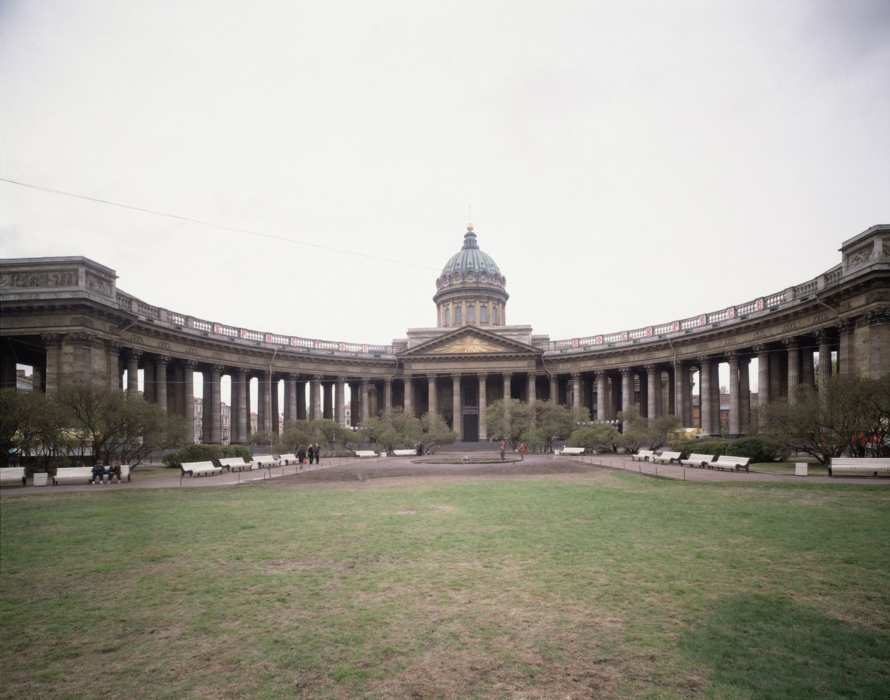 De Kazankathedraal in Sint-Petersburg, 1800-1811 door Andrei Nikiforovich Voronikhin