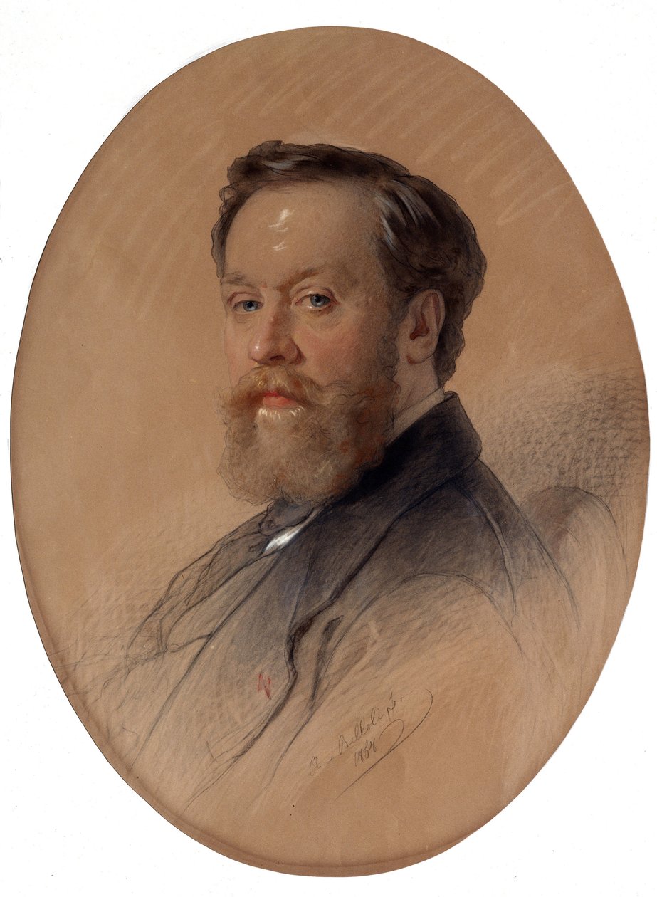 Portret van de maarschalk van de adel V.Y. Tulinov door Andrej Franzowitsch Belloli