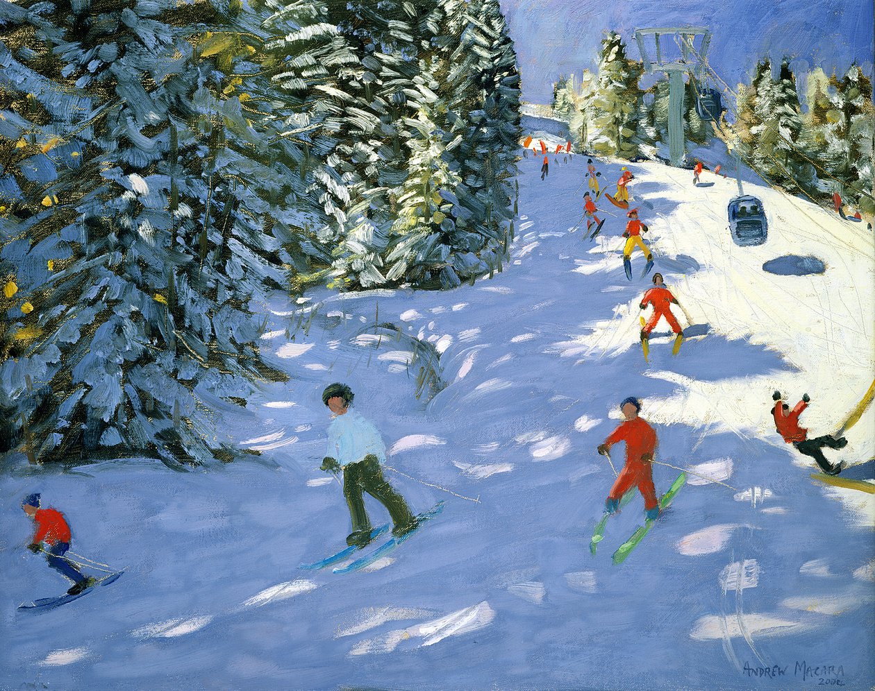 Gondel, Oostenrijkse Alpen, 2004 door Andrew Macara
