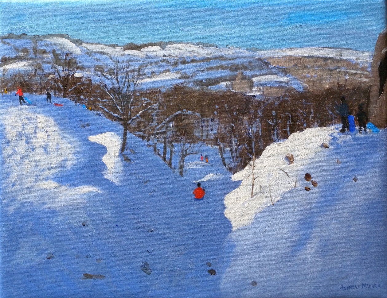 Gully, Black Rocks, Derbyshire, 2009 door Andrew Macara