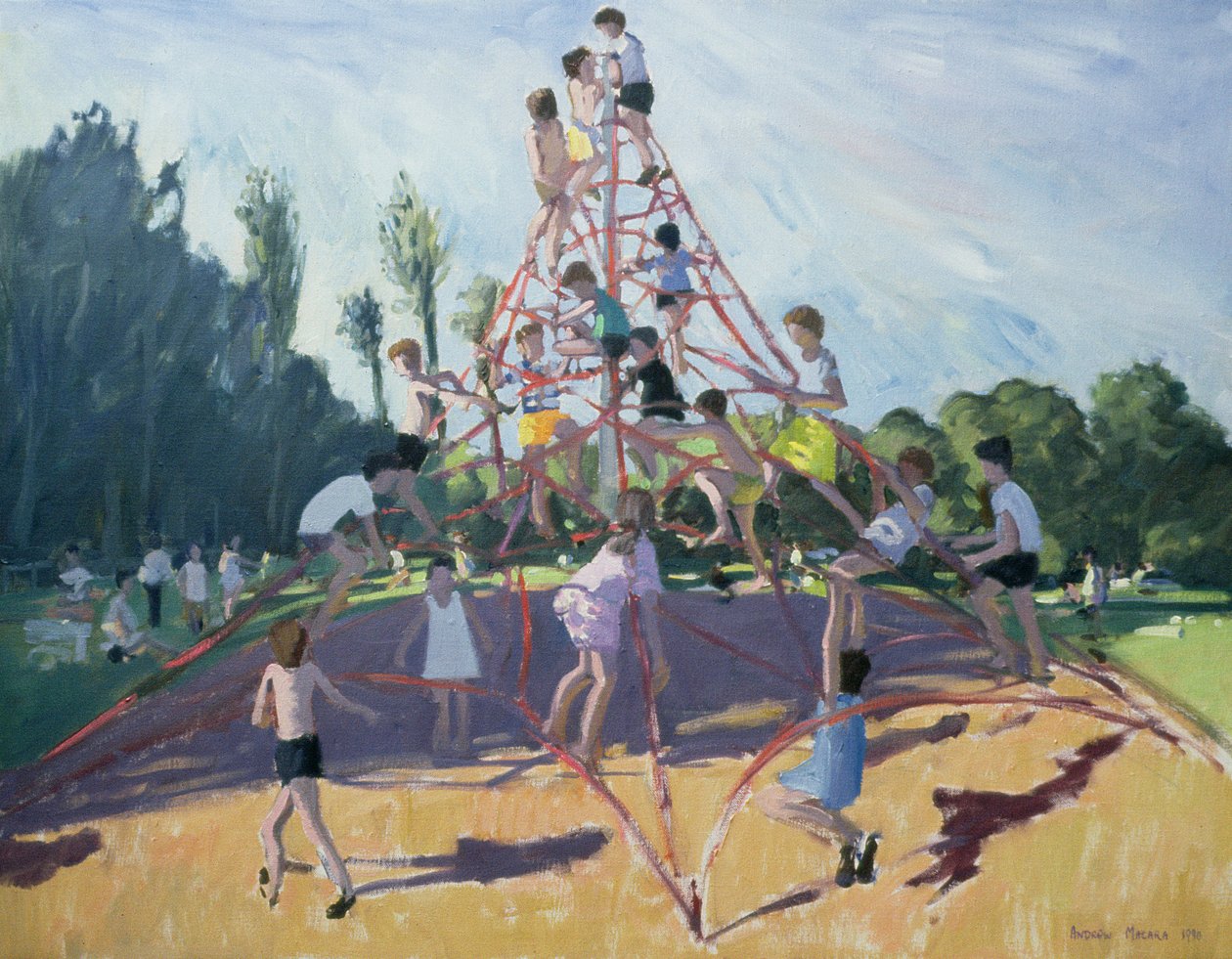 Mundy Speeltuin, Markeaton; Derby, 1990 door Andrew Macara