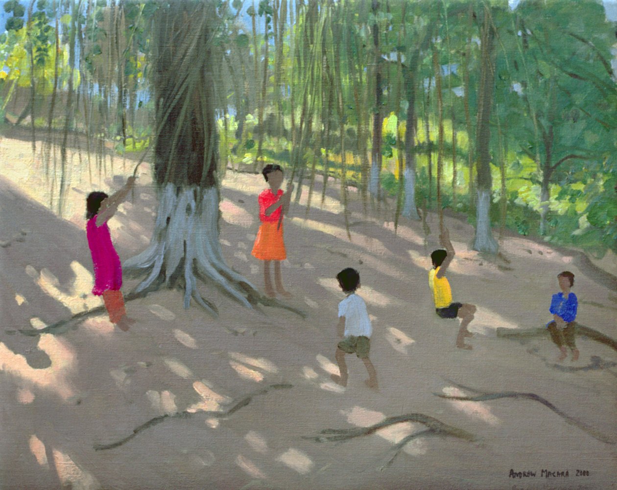 Boomschommel, Elephant Island, Bombay, 2000 door Andrew Macara