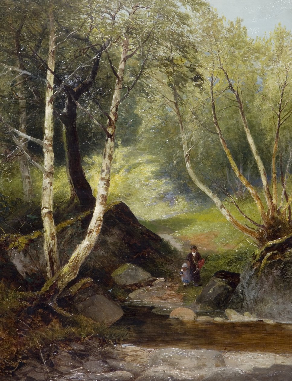 Tussen de berken door Andrew Brandish Holte