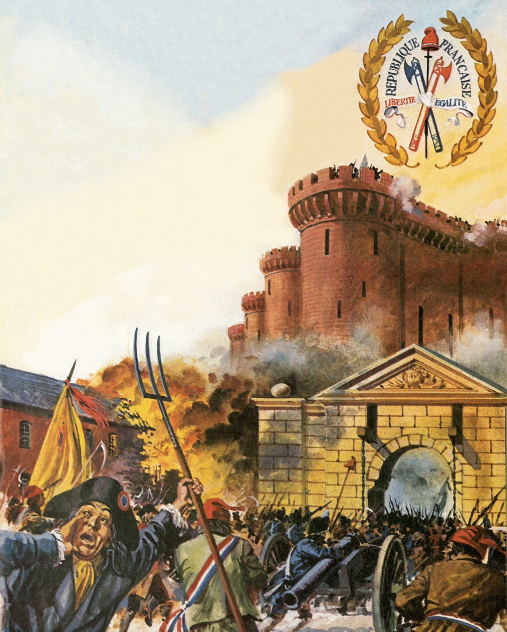 De Bastille bestormen door Andrew Howat