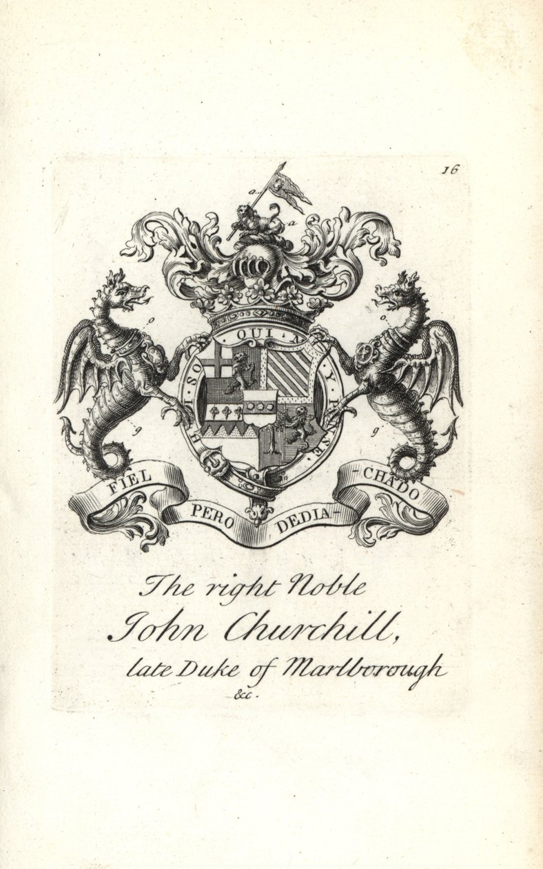 Wapen en wapenrusting van de zeer edele John Churchill door Andrew Johnston