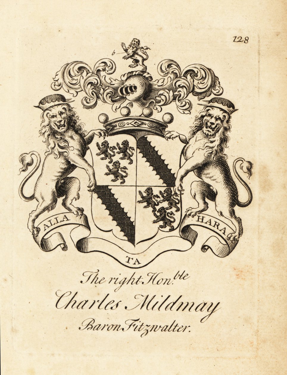 Wapen van de Zeer Eerwaarde Charles Mildmay door Andrew Johnston