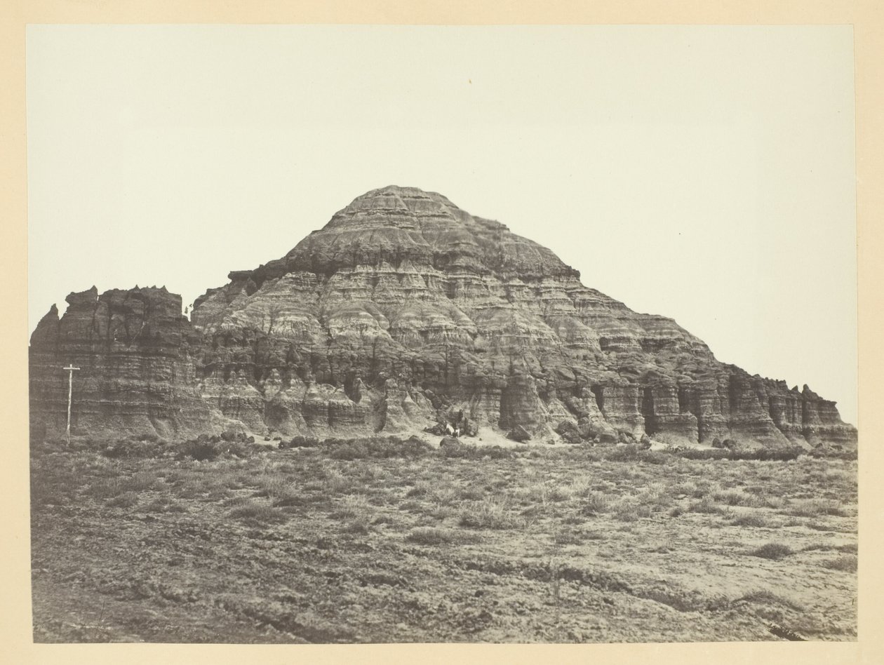 Church Buttes, bij Fort Bridger, Wyoming Grondgebied door Andrew Joseph Russell