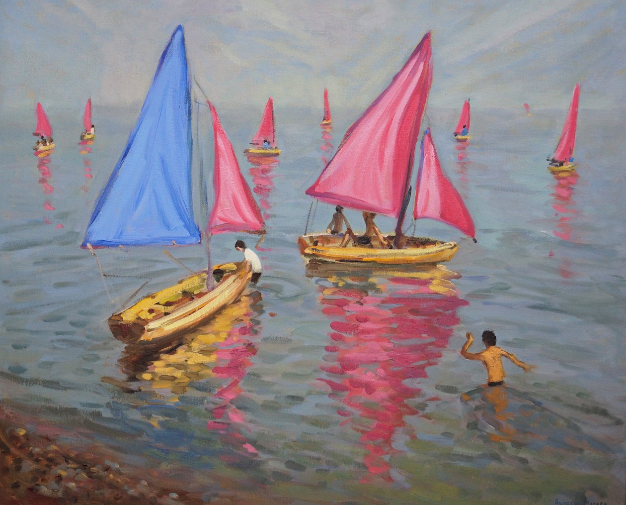 Zeilschool, Bognor Regis, 2012 door Andrew Macara
