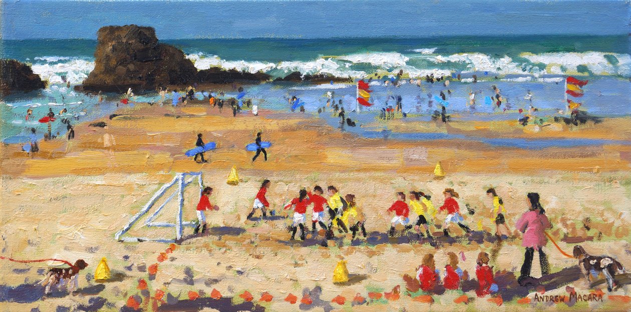 Sportdag, Perranporth, 2017 door Andrew Macara