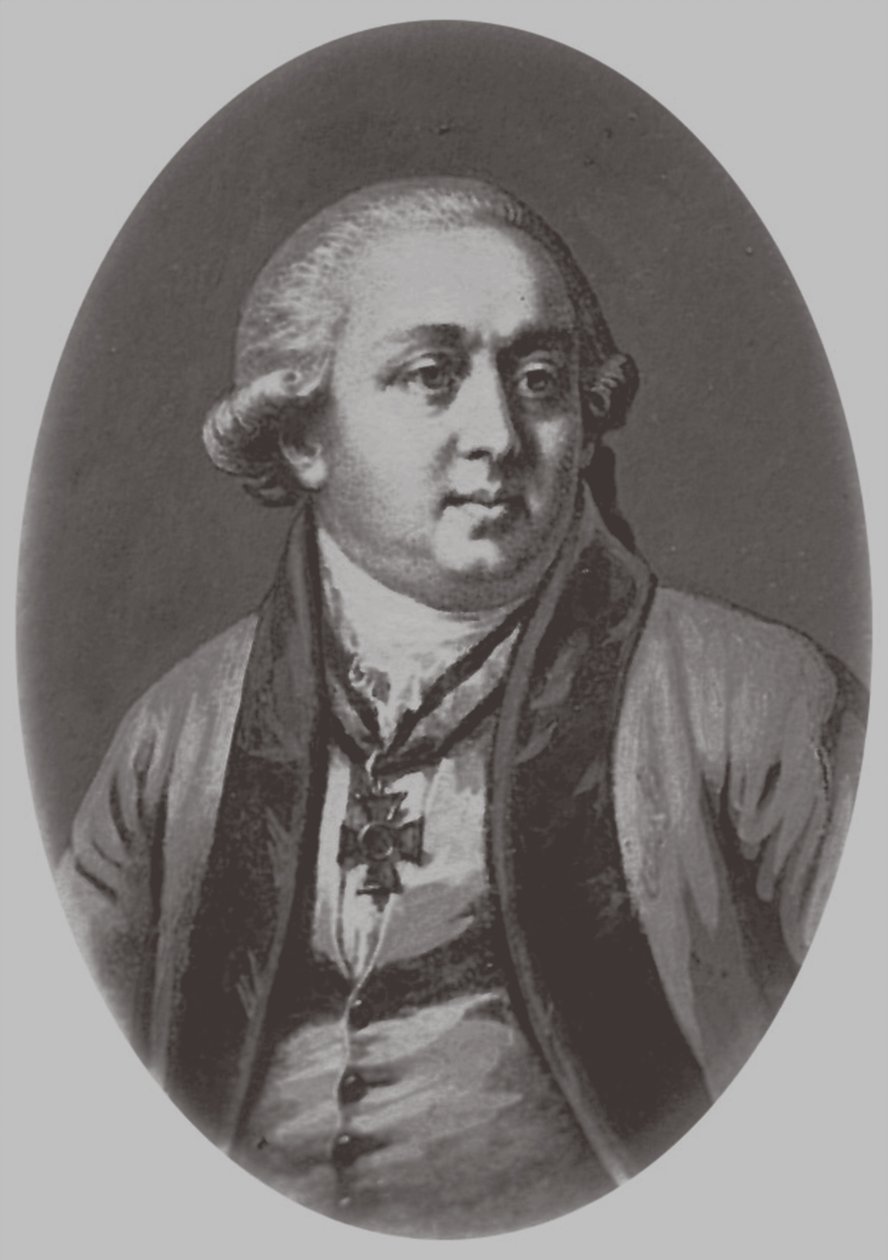 Portret van de architect Ivan Yegorovich Starov 1745-1808 door Andrey Mikhaylovich Lushev