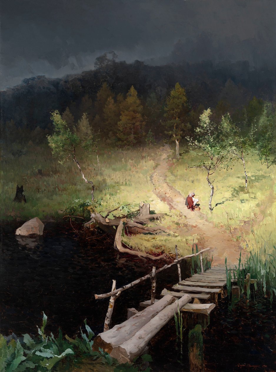 Voor de storm door Andrey Nikolayevich Shilder