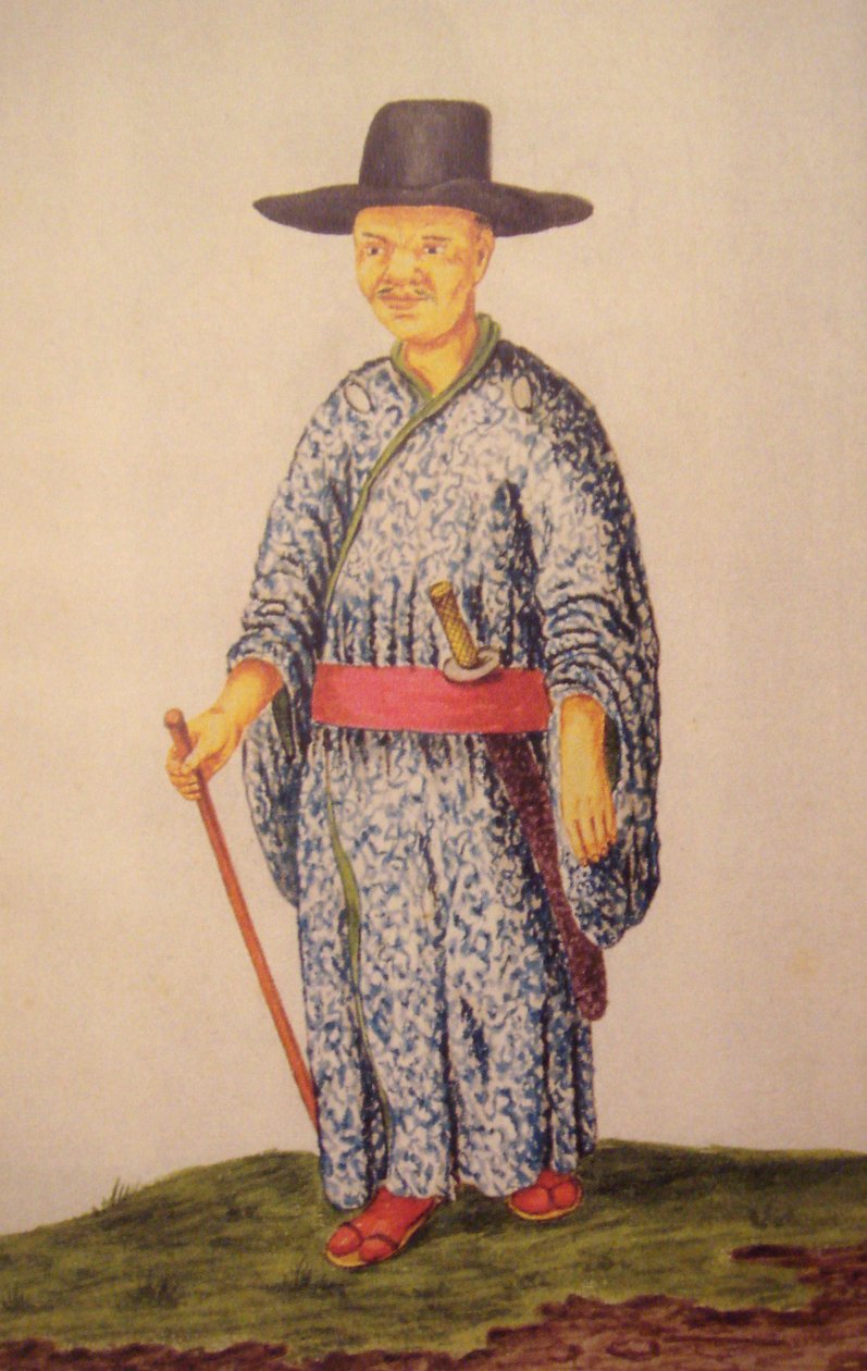 Japanse christen in Jakarta circa 1656 door Andries Beeckman door Andries Beeckman