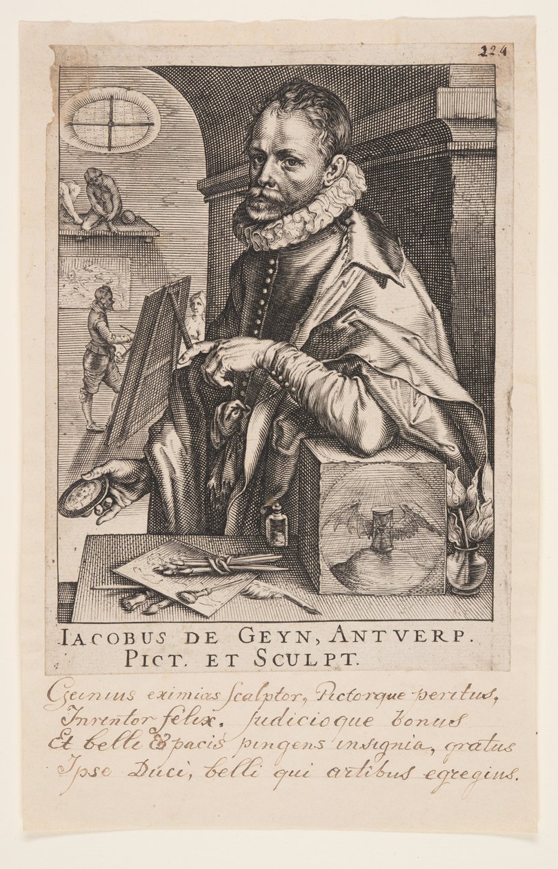 Jacob de Gheyn II door Andries Stock