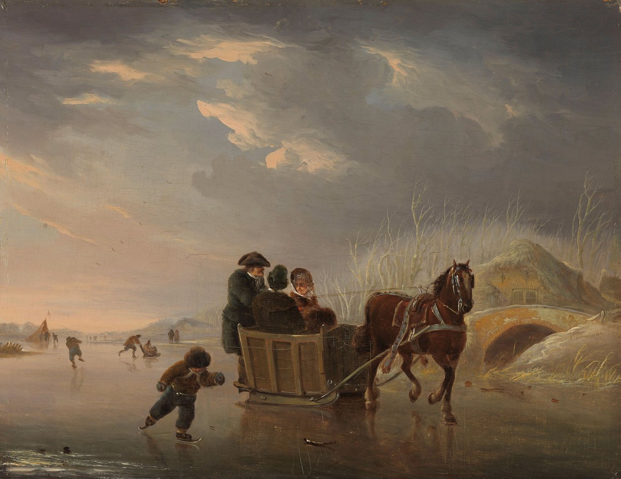 Winterlandschap door Andries Vermeulen
