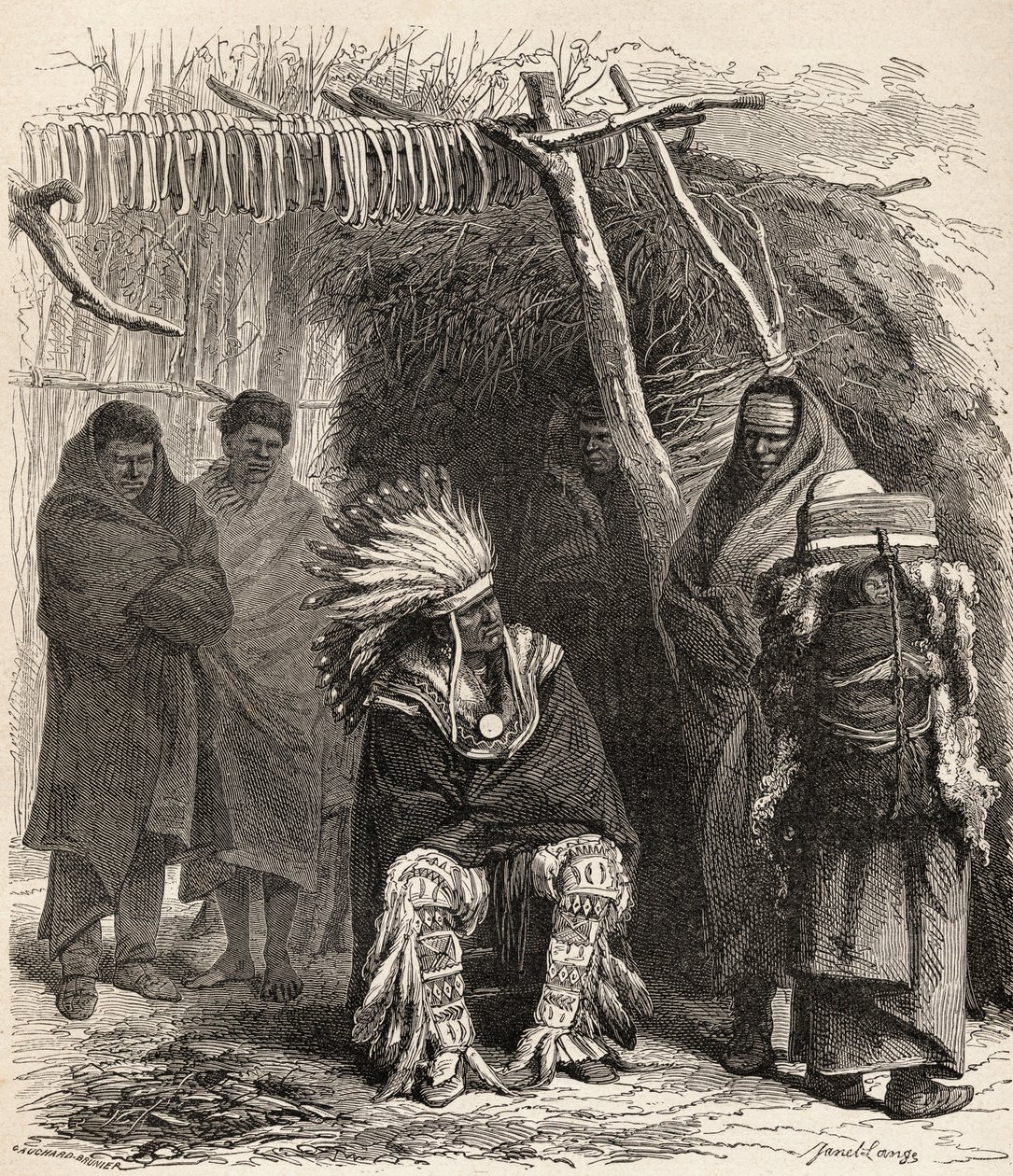 Peter La Cherre, illustratie uit 