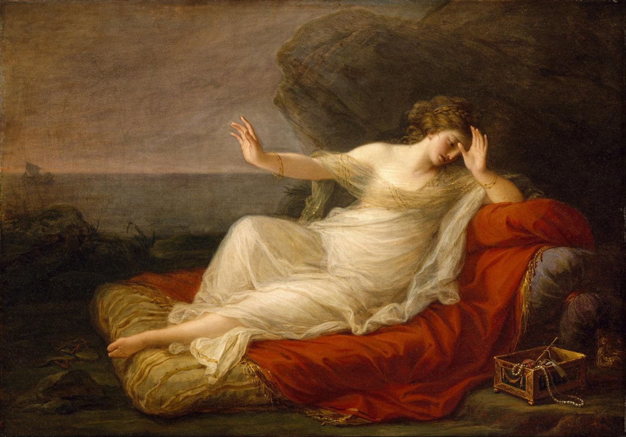 Ariadne Verlaten door Theseus door Angelica Kauffmann