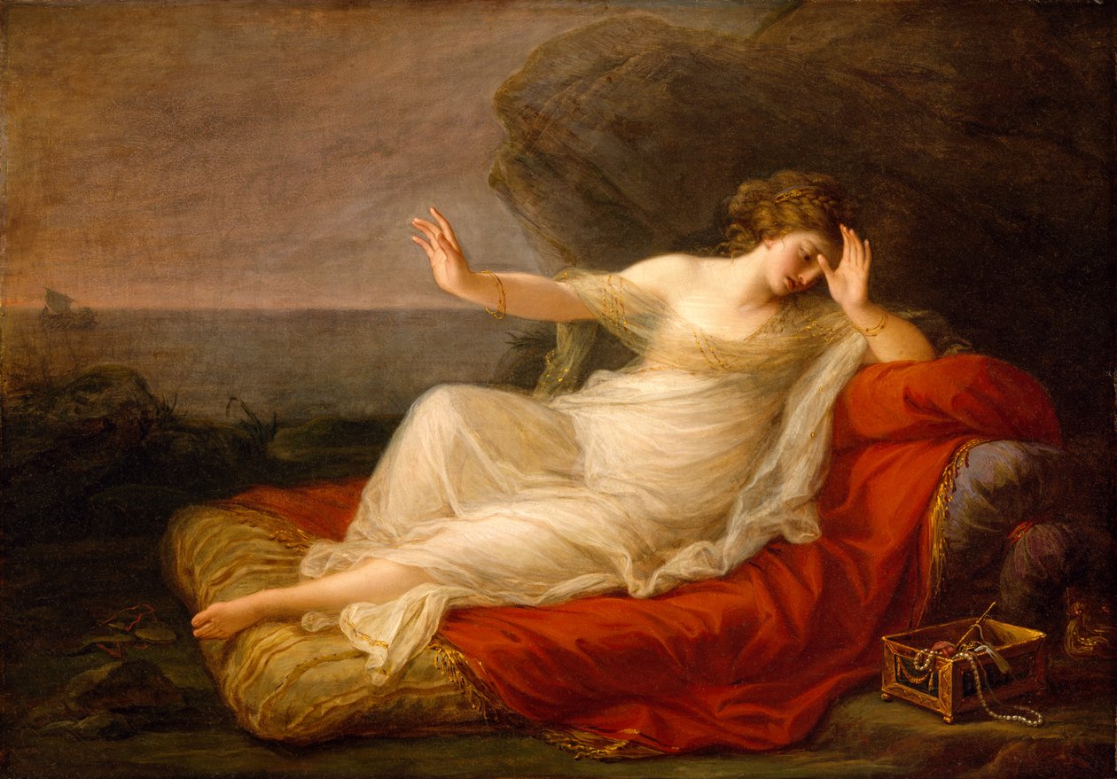 Ariadne Verlaten door Theseus op Naxos door Angelica Kauffmann