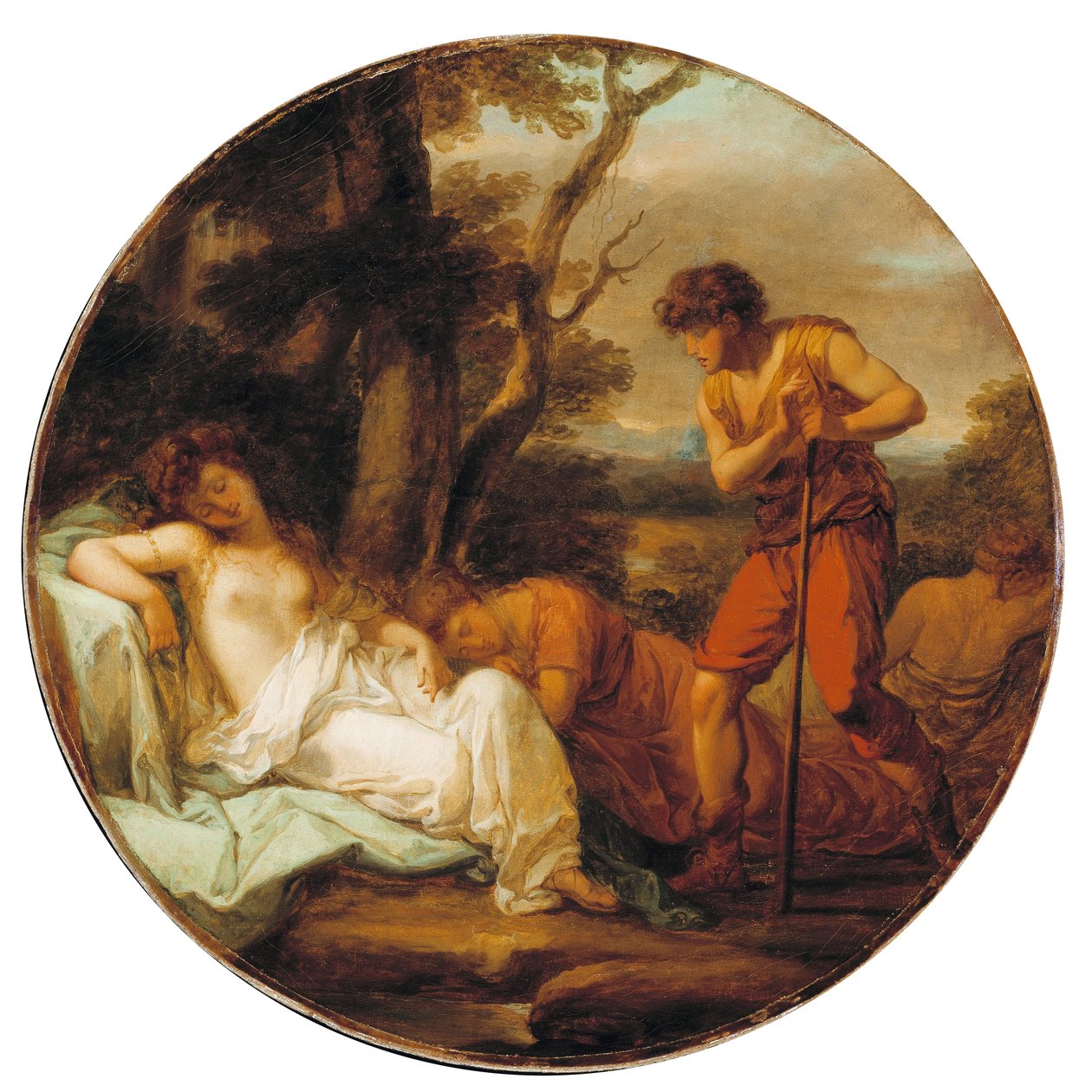 Cymon en Iphigenia door Angelica Kauffmann