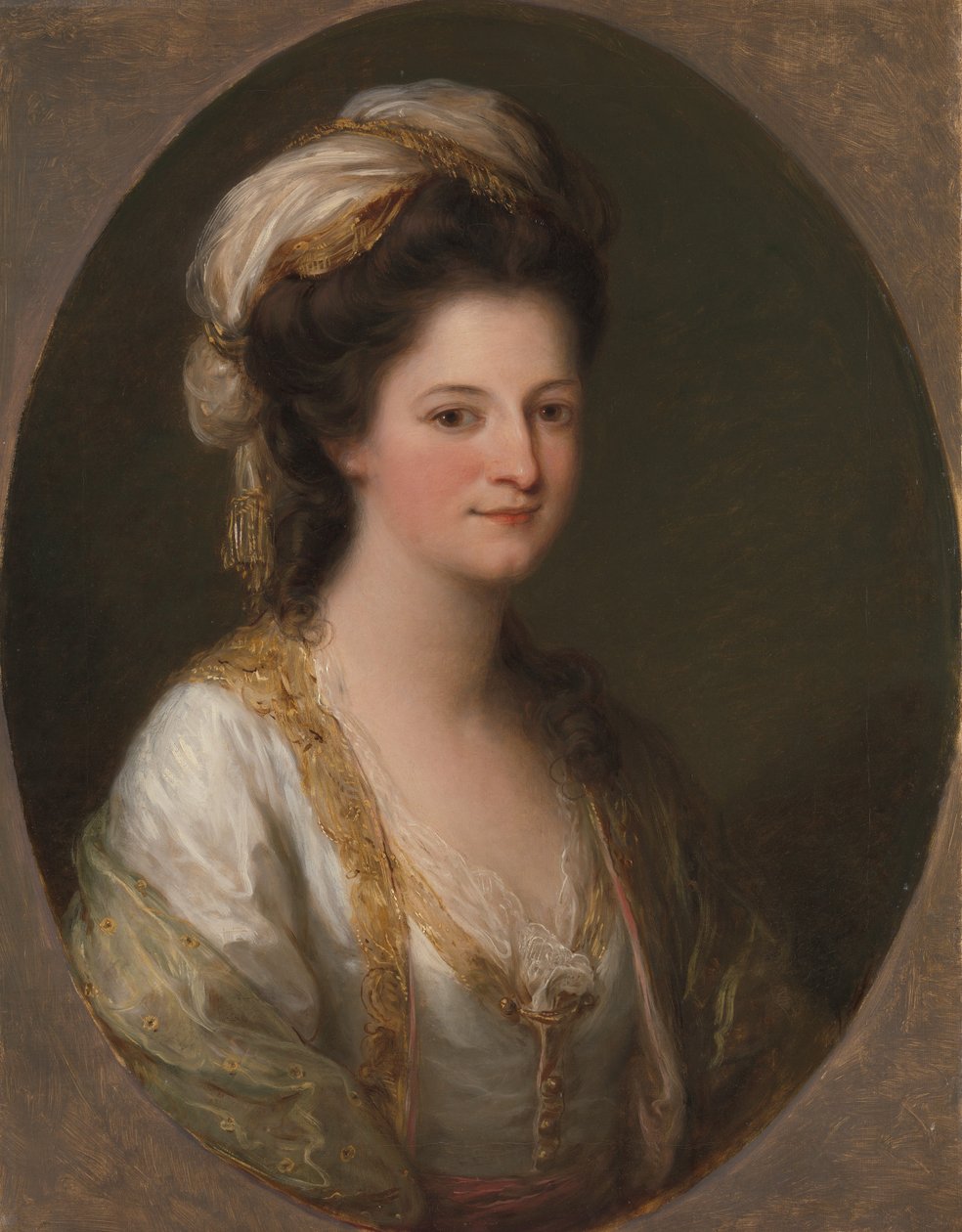 Elizabeth Bateson (geboren Harvey) door Angelica Kauffmann