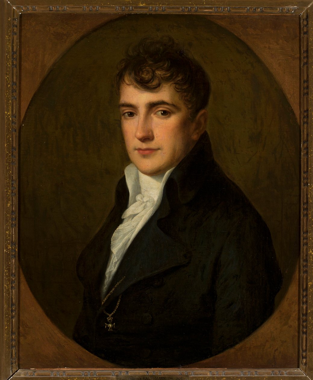 Portret van Wojciech Męciński door Angelica Kauffmann