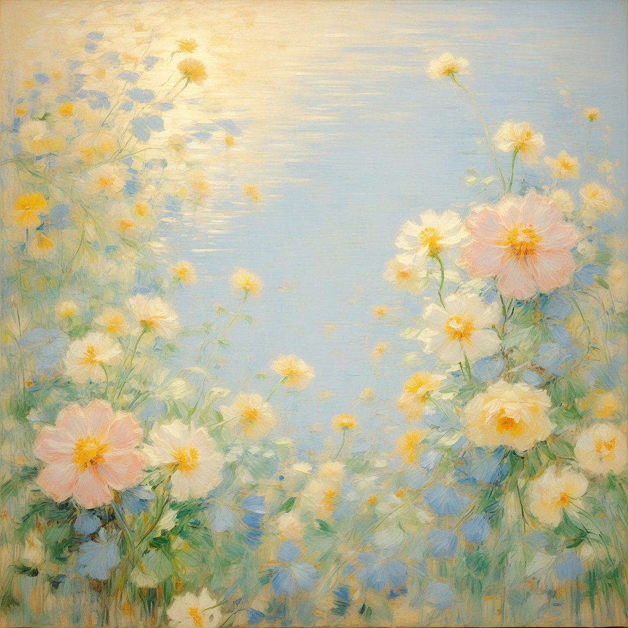 Bloemen 60, ca. 2022 (olieverf op doek) door Angelita Hawke