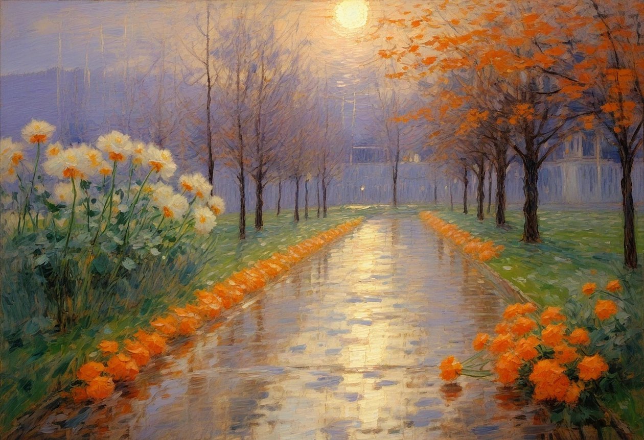Bloemen 93, ca. 2023 (olieverf op doek) door Angelita Hawke