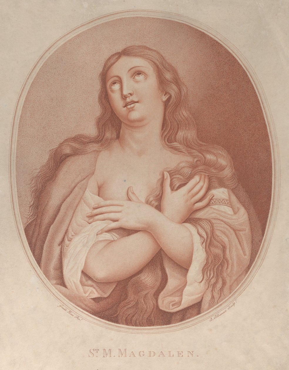 Heilige Maria Magdalena, 15 januari 1779 door Angelo Albanesi