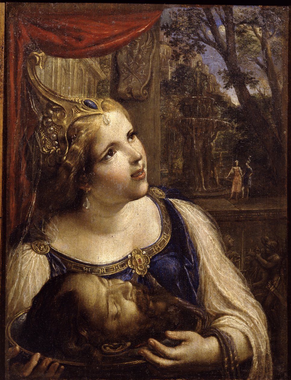 Salome met het hoofd van Johannes de Doper door Angelo Caroselli