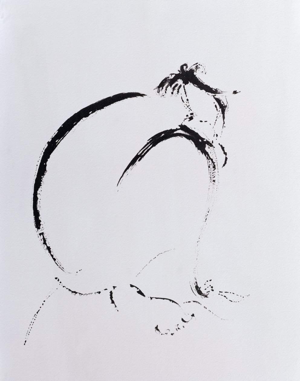 Gevouwen Naakt Middernacht, 2006 door Angie Kenber