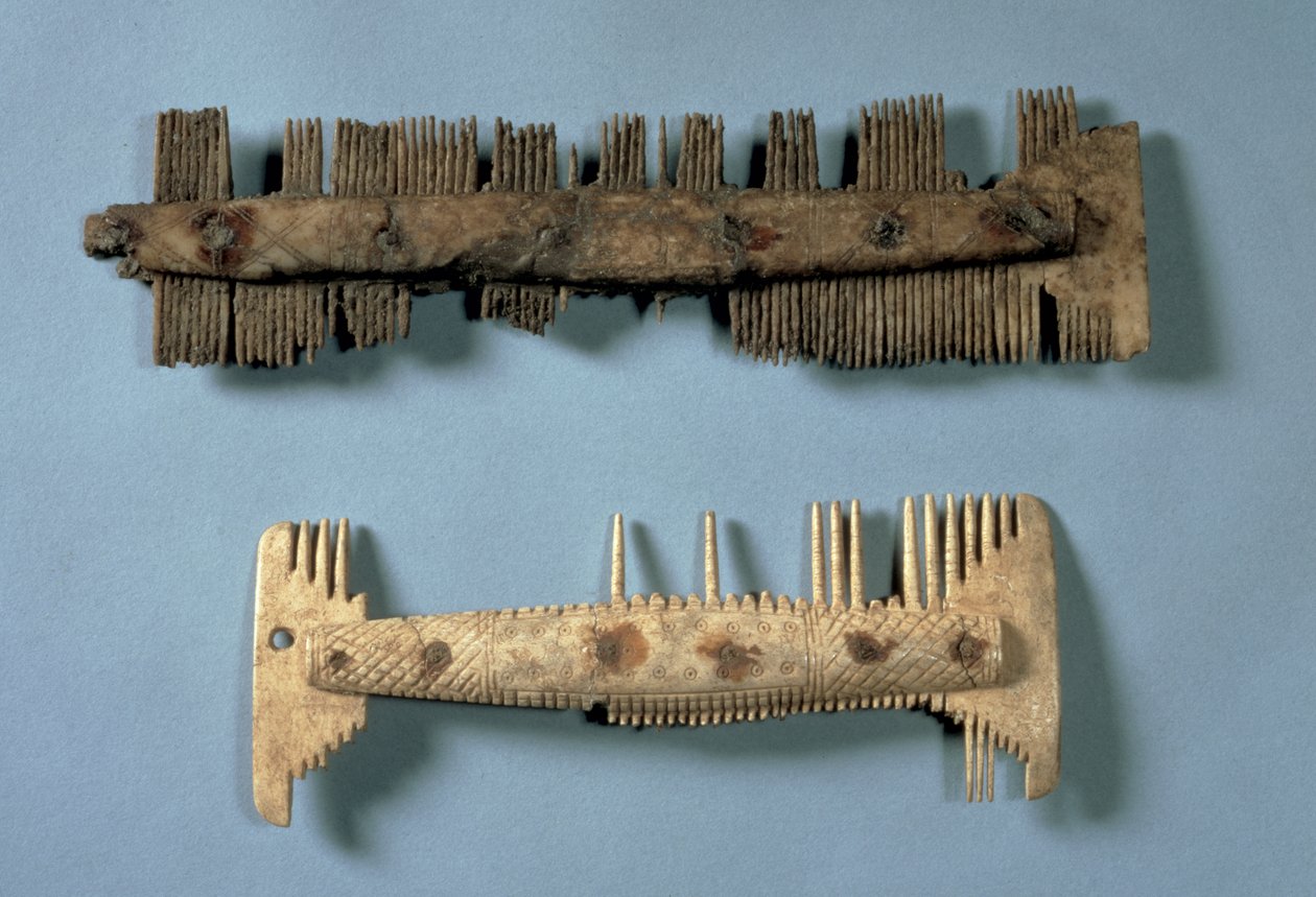 Kam, Angelsaksisch, waarschijnlijk c.5e-7e eeuw door Anglo Saxon