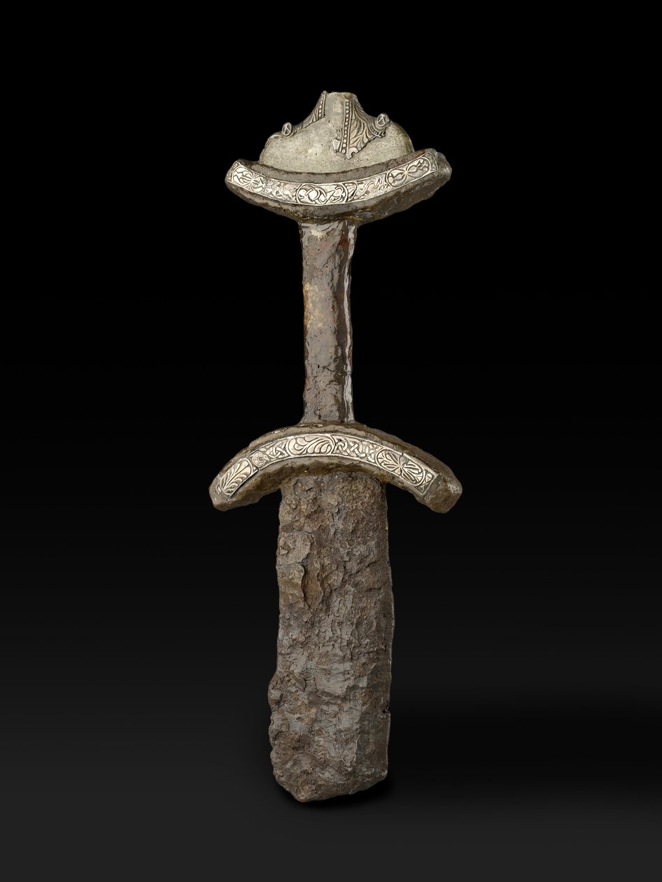 Het Abingdon Zwaard, Laat-Saksisch, Trewhiddle stijl van de late 9e eeuw door Anglo Saxon