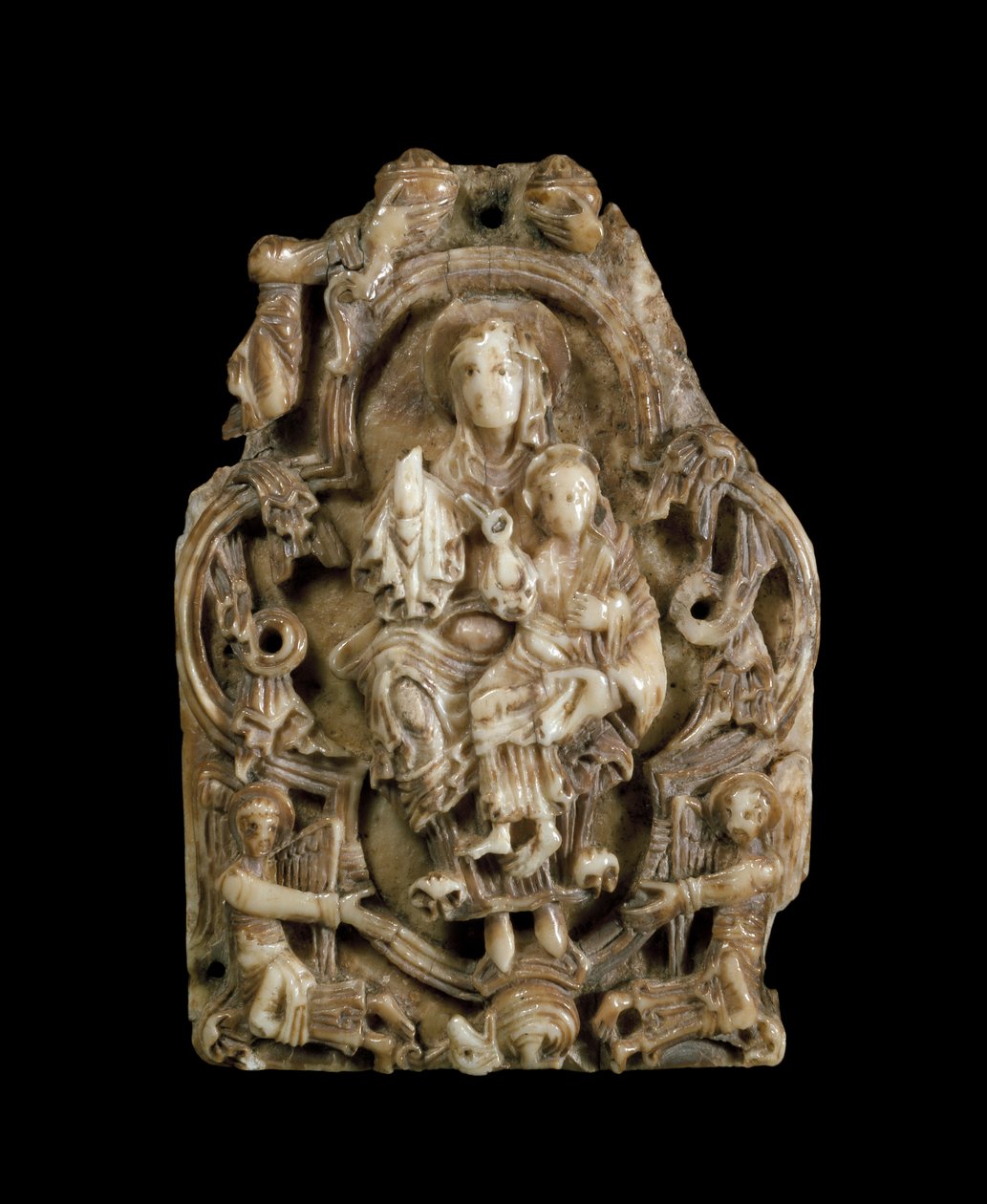 Maagd en Kind door Anglo-Saxon