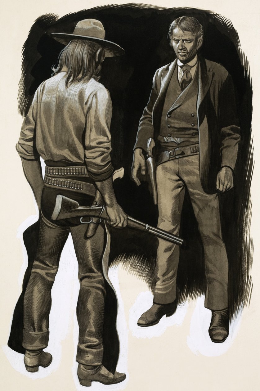 Commadore Perry Owens was de nieuwe sheriff van Holbrook, Arizona. door Angus McBride