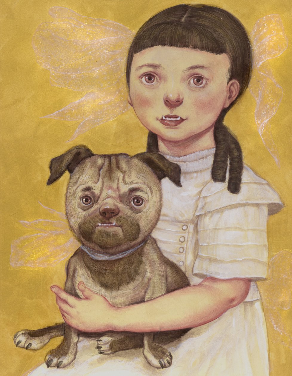 Meisje met Zwerfhond, 2019 door Anita Kunz