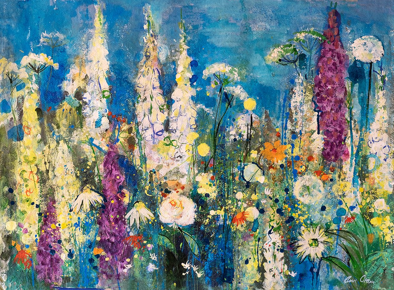 (detail) van een tuin, Chelsea, 2019 door Ann Oram