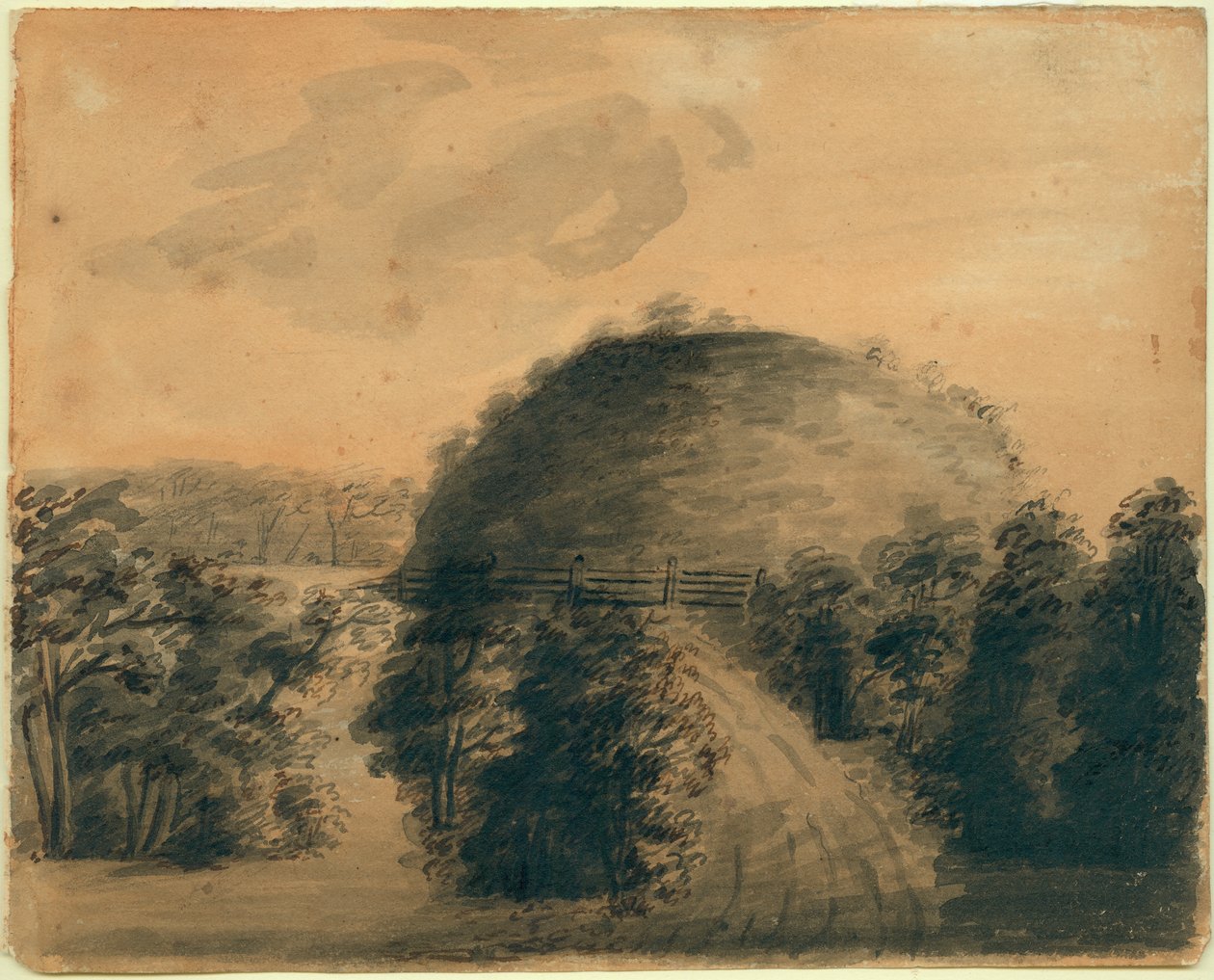 Tekening van Big Mound door Anna Maria Von Phul door Anna Maria von Phul