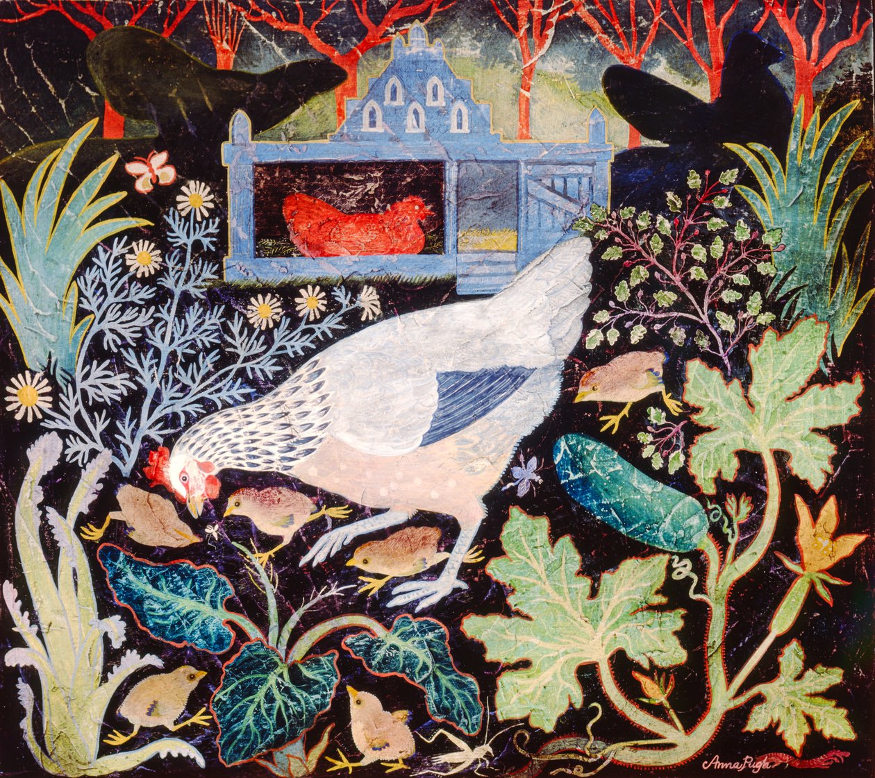 Blauw Hok door Anna Pugh